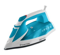 Supremesteam White and Blue Traditional Iron 20 Supremesteam White and Blue Traditional Iron -Deals Russell Hobbs Store rh main image 23040 1