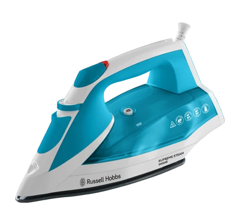 Supremesteam White and Blue Traditional Iron 3 Supremesteam White and Blue Traditional Iron