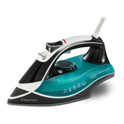 Supremesteam White and Blue Traditional Iron 24 Supremesteam White and Blue Traditional Iron -Deals Russell Hobbs Store rh main image 23260