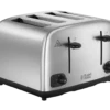 Russell Hobbs Brushed Stainless Steel 4 Slice Toaster -Deals Russell Hobbs Store rh main image 24094