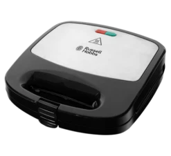 Deep Fill Sandwich Maker - 4 Slice Silver -Deals Russell Hobbs Store rh main image 24540 1