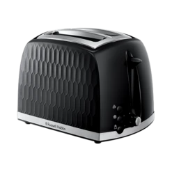 Russell Hobbs Honeycomb 4 Slice Black Toaster -Deals Russell Hobbs Store rh main image 26061