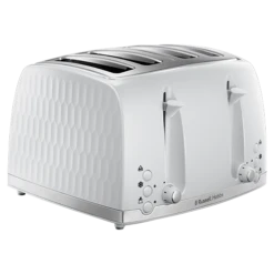 Russell Hobbs Honeycomb 4 Slice Grey Toaster -Deals Russell Hobbs Store rh main image 26070 2