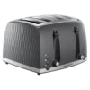 Russell Hobbs Honeycomb 4 Slice Grey Toaster -Deals Russell Hobbs Store rh main image 26073