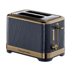 Russell Hobbs Structure Brass Ombre Blue Toaster - 2 Slice