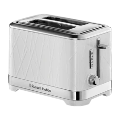 Russell Hobbs Structure White 2 Slice Toaster