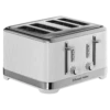 Russell Hobbs Structure White 4 Slice Toaster 2 Russell Hobbs Structure White 4 Slice Toaster -Deals Russell Hobbs Store rh main image 28100