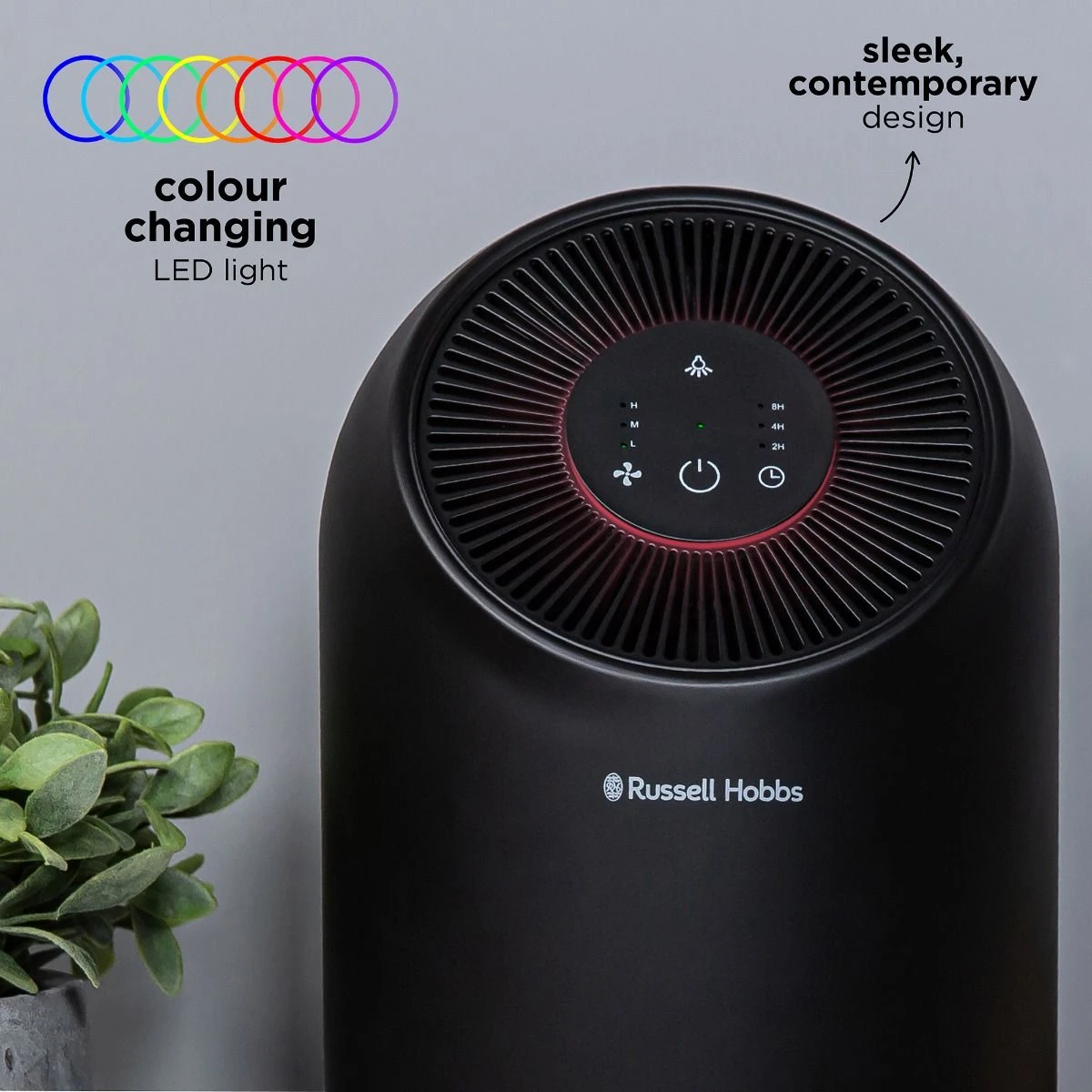 rhap1001b_lifestyle_2000px_04.jpg Russell Hobbs Clean Air Compact Air Purifier with Touch Control Black -Deals Russell Hobbs Store