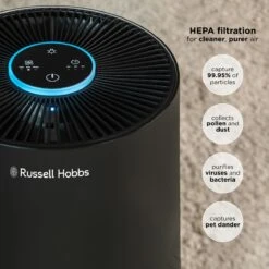 Russell Hobbs Clean Pro Air Purifier in Black with H13 HEPA Filter 11 Russell Hobbs Clean Pro Air Purifier in Black with H13 HEPA Filter -Deals Russell Hobbs Store rhap2001b lifestyle 2000px 03