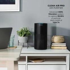 Russell Hobbs Clean Pro Air Purifier in Black with H13 HEPA Filter 12 Russell Hobbs Clean Pro Air Purifier in Black with H13 HEPA Filter -Deals Russell Hobbs Store rhap2001b lifestyle 2000px 01