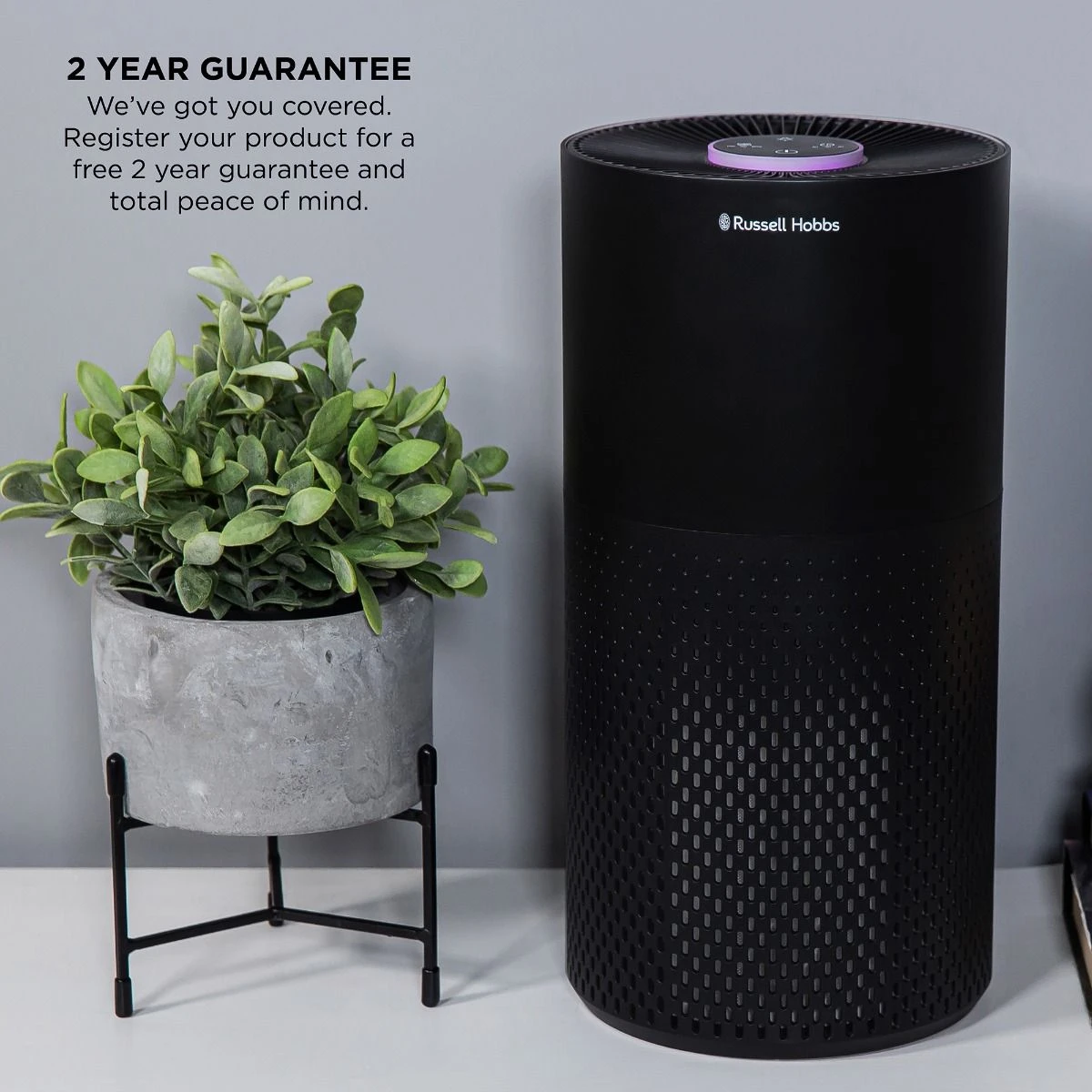 Russell Hobbs Clean Pro Air Purifier in Black with H13 HEPA Filter 7 Russell Hobbs Clean Pro Air Purifier in Black with H13 HEPA Filter - Image 6