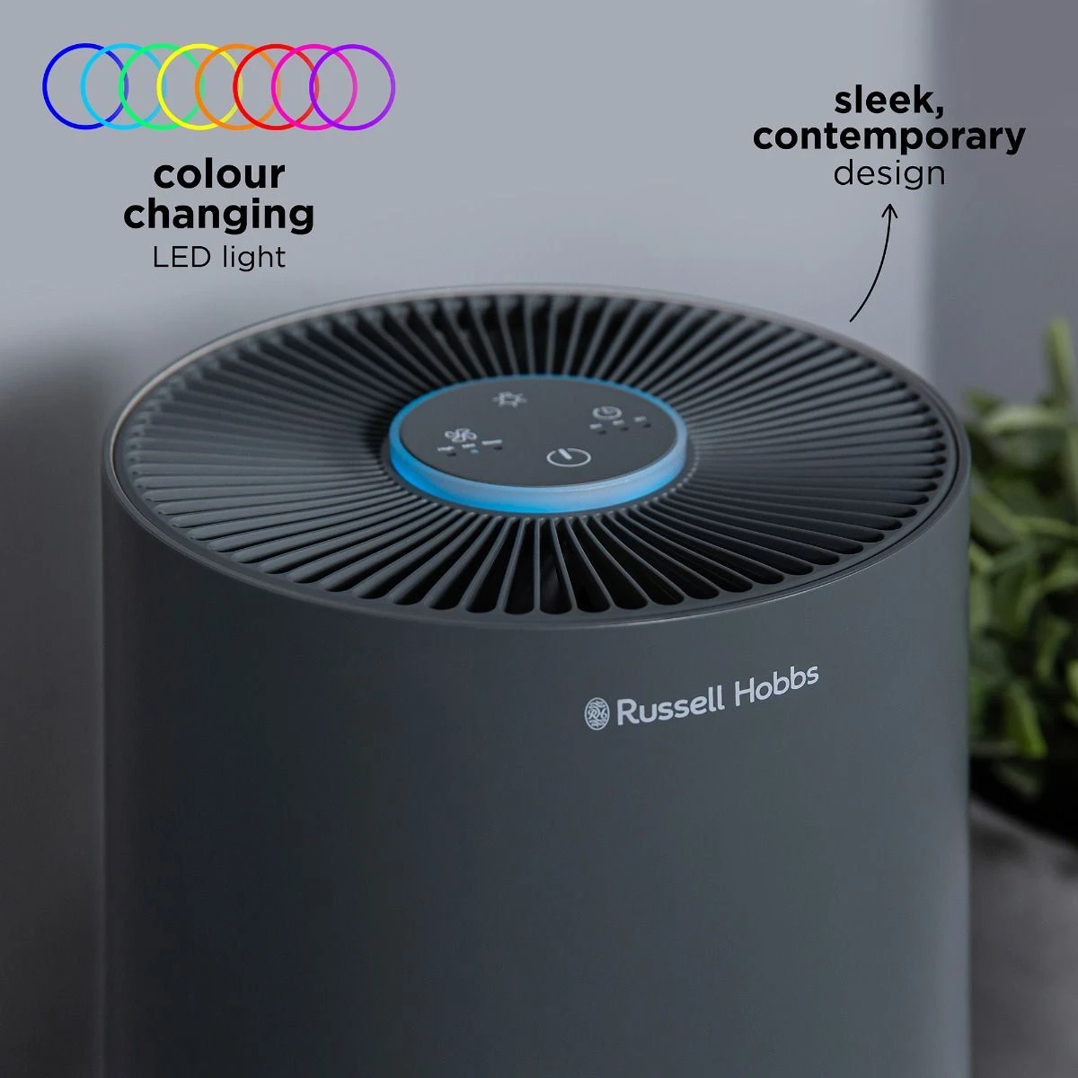 Russell Hobbs Clean Pro Air Purifier in Grey with H13 HEPA Filter 9 Russell Hobbs Clean Pro Air Purifier in Grey with H13 HEPA Filter - Image 7