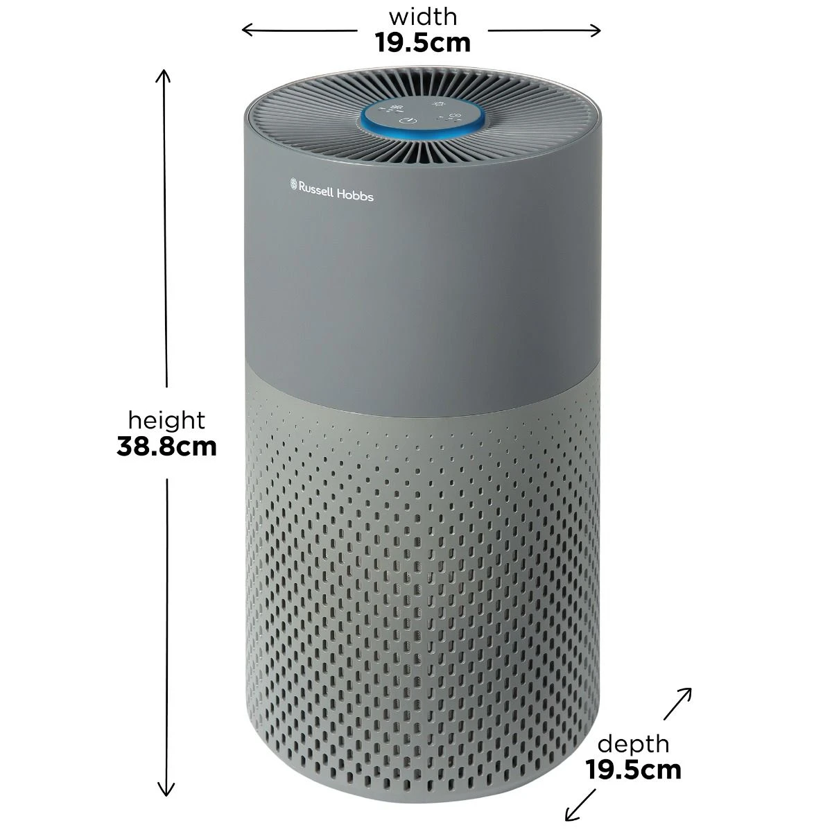Russell Hobbs Clean Pro Air Purifier in Grey with H13 HEPA Filter 10 Russell Hobbs Clean Pro Air Purifier in Grey with H13 HEPA Filter - Image 8