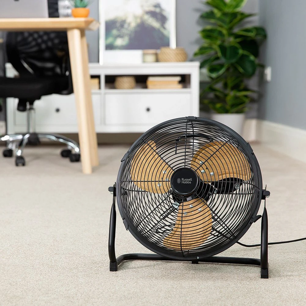 Russell Hobbs 12” Black Scandi Floor Fan 8 Russell Hobbs 12” Black Scandi Floor Fan - Image 6
