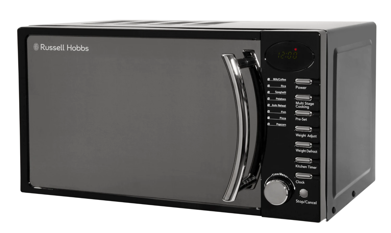Legacy 17 Litre Black Digital Microwave With Chrome Handle 3 Legacy 17 Litre Black Digital Microwave With Chrome Handle