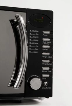 Legacy 17 Litre Black Digital Microwave With Chrome Handle 17 Legacy 17 Litre Black Digital Microwave With Chrome Handle -Deals Russell Hobbs Store rhm1714bc feat2 2