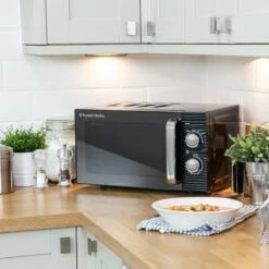 Inspire 17 Litre Black Manual Microwave -Deals Russell Hobbs Store rhm1731 lifestyle 2
