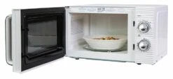 Inspire 17 Litre White Manual Microwave -Deals Russell Hobbs Store rhm1731 open 1000px 1