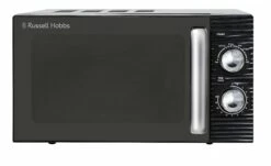 Inspire 17 Litre Black Manual Microwave -Deals Russell Hobbs Store rhm1731b front face 1