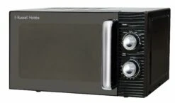 Inspire 17 Litre Black Manual Microwave