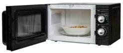 Inspire 17 Litre Black Manual Microwave -Deals Russell Hobbs Store rhm1731b open