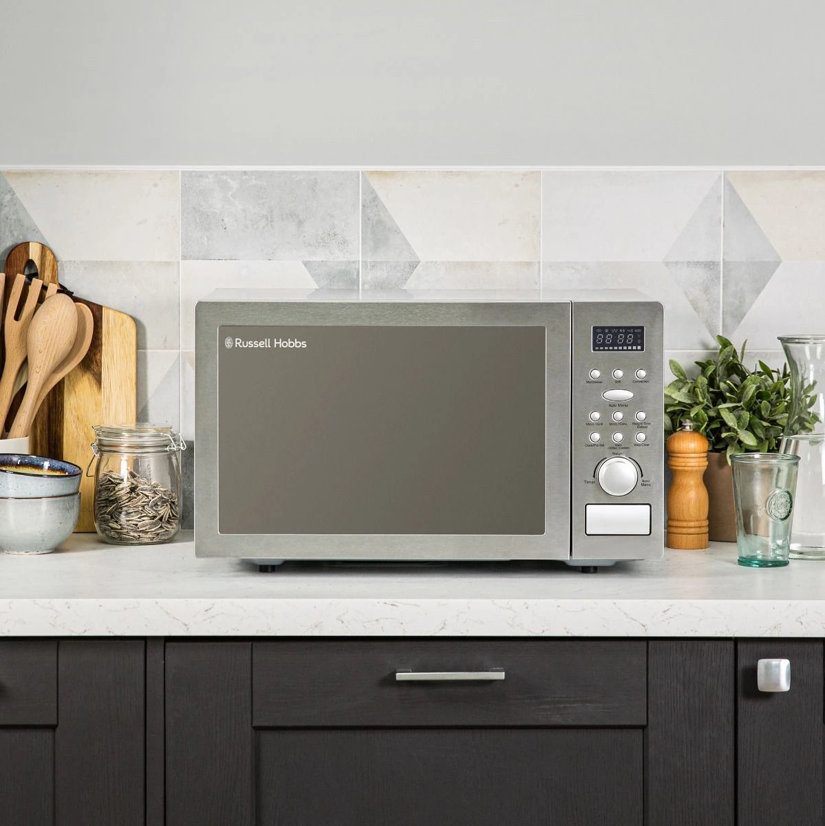 25 Litre Stainless Steel Digital Combination Microwave, Grill & Oven 8 25 Litre Stainless Steel Digital Combination Microwave, Grill & Oven - Image 6