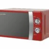 Classic Red 17 Litre Manual Microwave 1 Classic Red 17 Litre Manual Microwave -Deals Russell Hobbs Store rhmm701r hero flat
