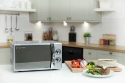 17 Litre Silver Manual Microwave -Deals Russell Hobbs Store rhmm701s high res 6