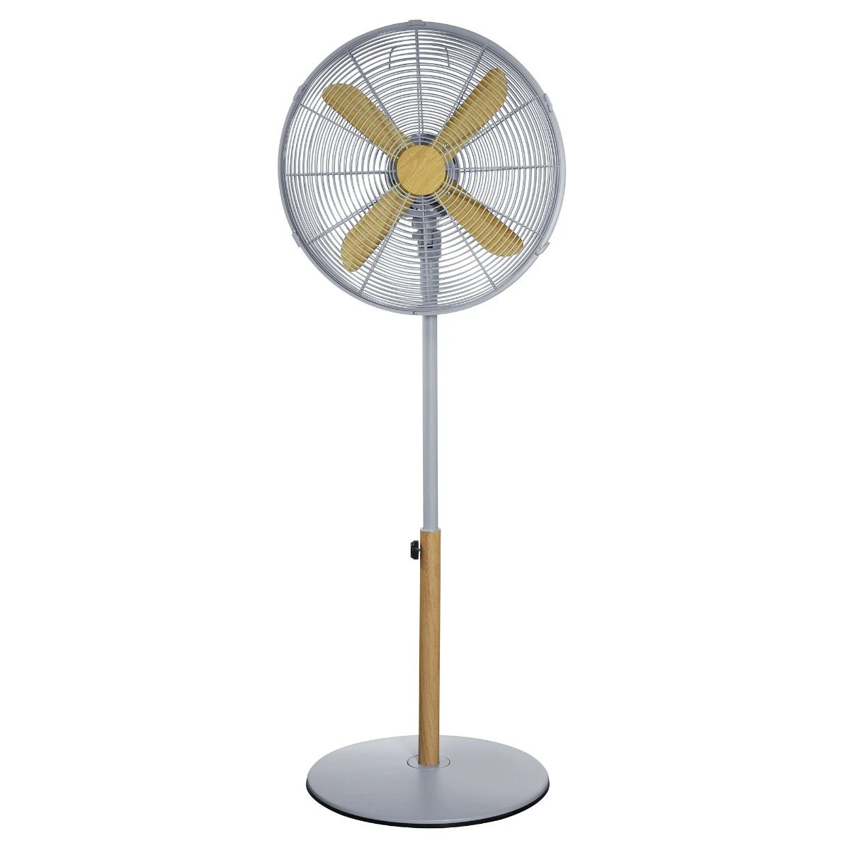 Russell Hobbs 16" Scandi Pedestal Fan in Grey and Wood Effect 3 Russell Hobbs 16" Scandi Pedestal Fan in Grey and Wood Effect
