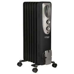 Russell Hobbs 7 Fin 1.5kW Oil Filled Radiator Black
