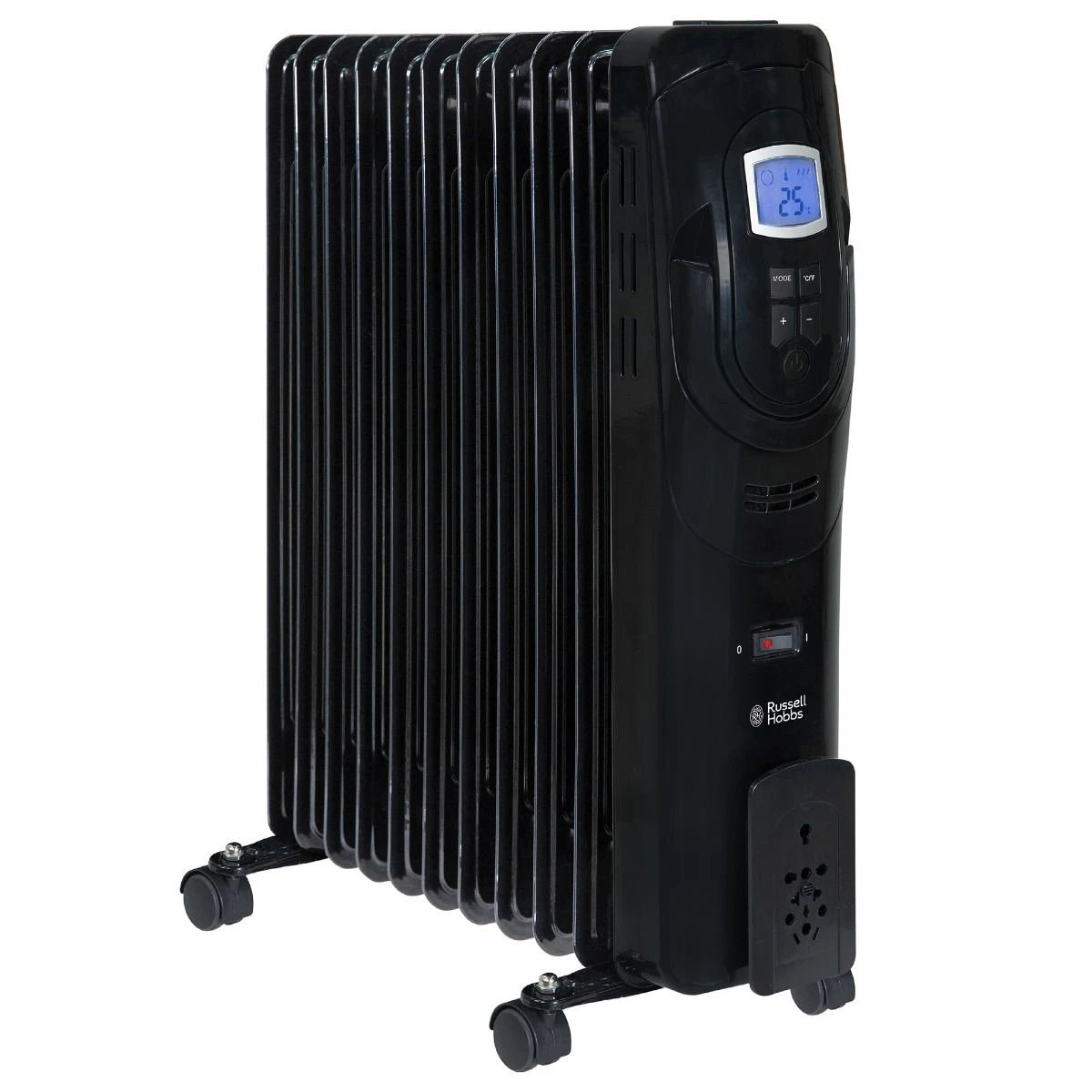 Russell Hobbs 11 Fin 2.5kW Black Oil Filled Radiator 3 Russell Hobbs 11 Fin 2.5kW Black Oil Filled Radiator