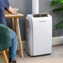 Russell Hobbs 2 in 1 Portable Air Conditioner and Dehumidifier 11000 BTU 19 Russell Hobbs 2 in 1 Portable Air Conditioner and Dehumidifier 11000 BTU -Deals Russell Hobbs Store rhpac11001 lifestyle 2000px 2
