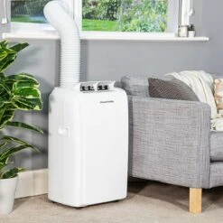 Russell Hobbs 2 in 1 Portable Air Conditioner and Dehumidifier 11000 BTU 17 Russell Hobbs 2 in 1 Portable Air Conditioner and Dehumidifier 11000 BTU -Deals Russell Hobbs Store rhpac11001 lifestyle 2000px 5