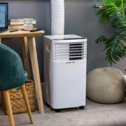 Russell Hobbs 3 IN 1 PORTABLE AIR CONDITIONER, DEHUMIDIFIER & AIR COOLER 7000 BTU 18 Russell Hobbs 3 IN 1 PORTABLE AIR CONDITIONER, DEHUMIDIFIER & AIR COOLER 7000 BTU -Deals Russell Hobbs Store rhpac3001 lifestyle 3