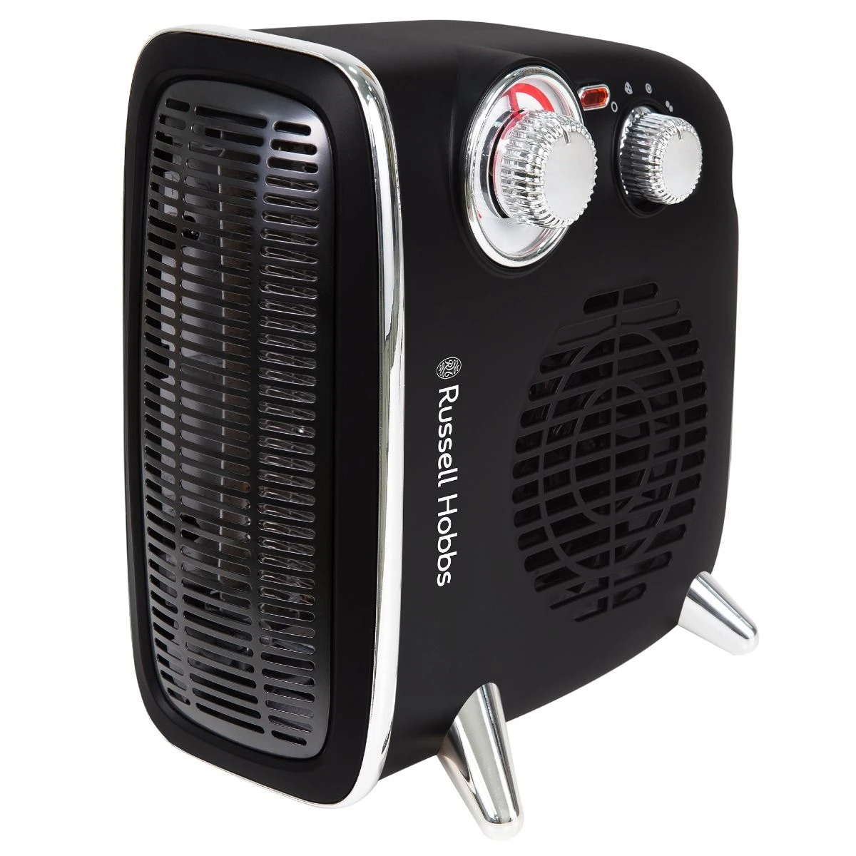 Russell Hobbs Retro 1.8kW Horizontal/Vertical Black Fan Heater 3 Russell Hobbs Retro 1.8kW Horizontal/Vertical Black Fan Heater