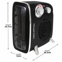 Russell Hobbs Retro 1.8kW Horizontal/Vertical Black Fan Heater 21 Russell Hobbs Retro 1.8kW Horizontal/Vertical Black Fan Heater -Deals Russell Hobbs Store rhrethfh1001b hero dims 2000px